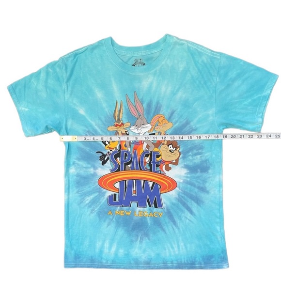 Tie Dye Space Jam New Lagacy Tee Shirt (S) - Picture 4 of 7
